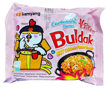 BULDAK Ramen Hot Chicken Carbonara 130g