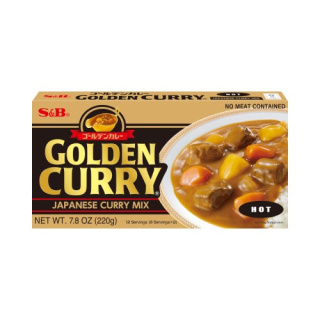 Golden Curry Mix Hot (Ostry) 220g S&B