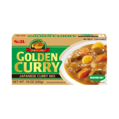 Golden Curry Mix MEDIUM HOT (Średnio ostra) 220g S&B