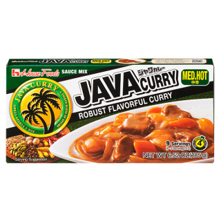 JAVA Curry Medium Hot (średnio ostry) 185g House Foods