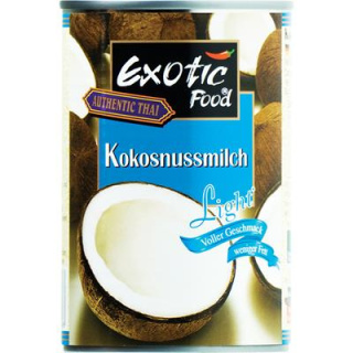 Mleko Kokosowe Light Puszka 400ml EXOTIC FOOD