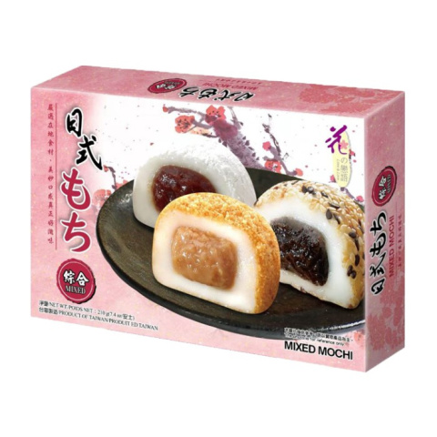 Mochi Mix smaków: Orzechy Sezam Fasola 210 g