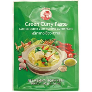 Pasta curry zielona 50g Cock