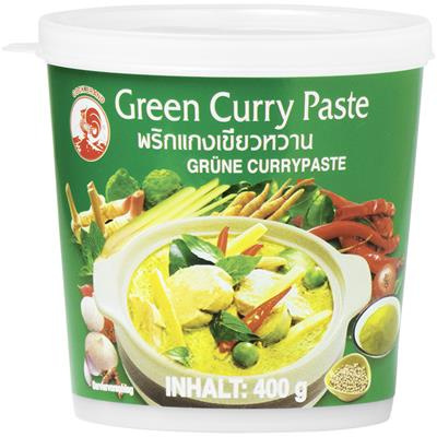 Pasta curry zielona 400g Cock