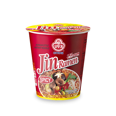 Ramen Jin Spicy (Ostry) CUP 65g Ottogi