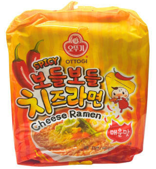 Spicy Cheese Ramen 4x111g Ottogi 4pack