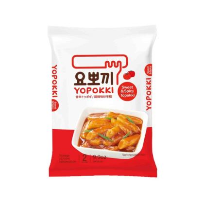 YOPOKKI Kluski Ryżowe Sweet & Spicy 280g tteokbokki