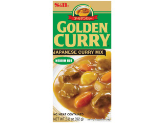 Golden Curry Mix MEDIUM HOT (Średnio ostra) 92g S&B