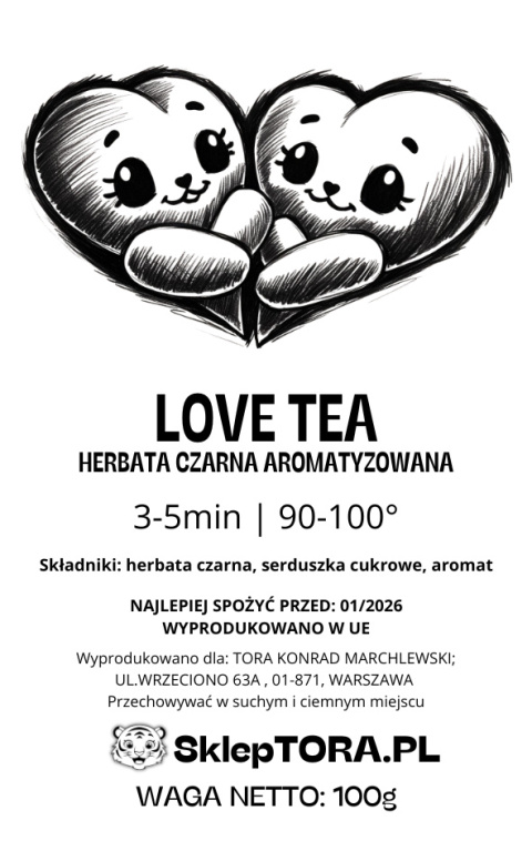 Herbata Czarna Love Tea 100g