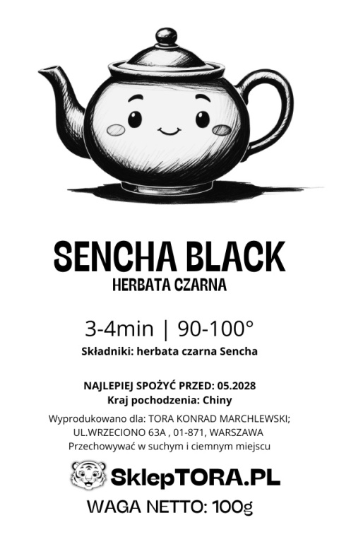 Herbata Czarna Sencha Black 100g