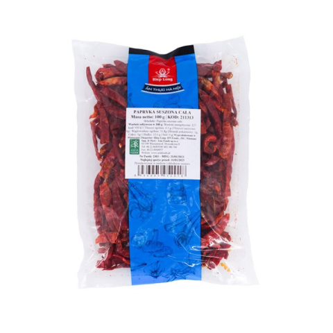 Papryka Chilli suszona cała 100g Hiep Long